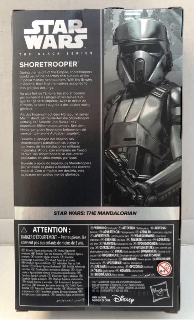 Shoretrooper (Carbonized) - Hasbro (Star Wars Black 6”) (Star Wars) action figure collectible - Main Image 2