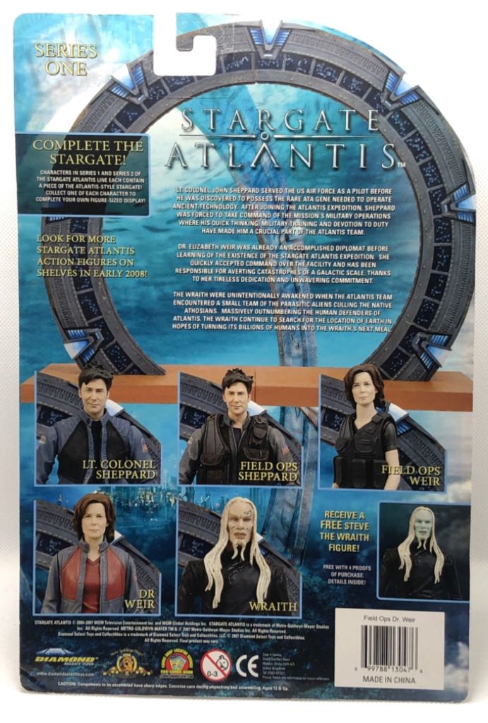 Doctor Weir (Field Ops) - Diamond Select (Stargate Atlantis) (Stargate Atlantis) action figure collectible - Main Image 2