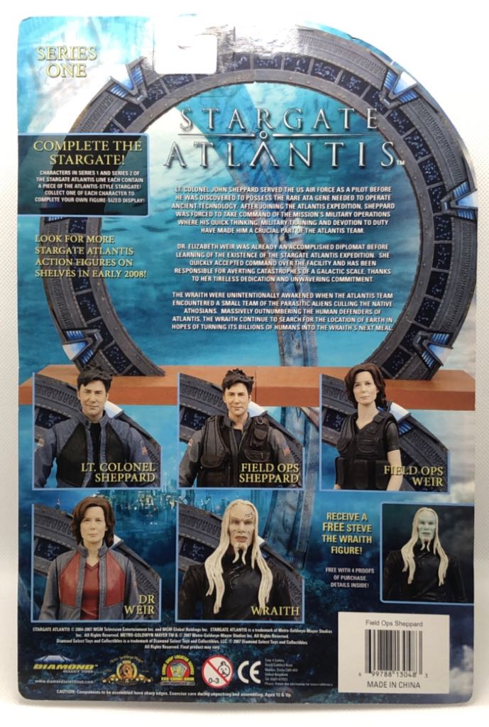 John Sheppard (Field Ops) - Diamond Select (Stargate Atlantis) (Stargate Atlantis) action figure collectible - Main Image 2