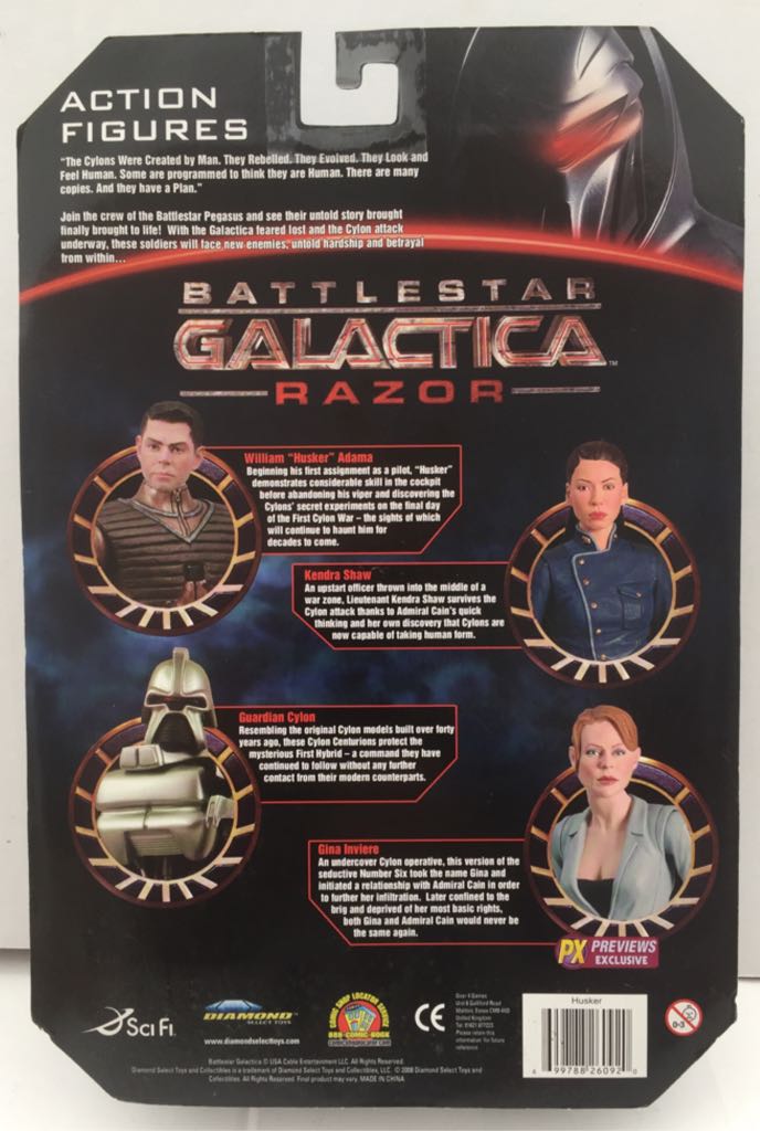 William (Husker) Adama - Diamond Select (Battlestar Galactica) (Battlestar Galactica) action figure collectible - Main Image 2