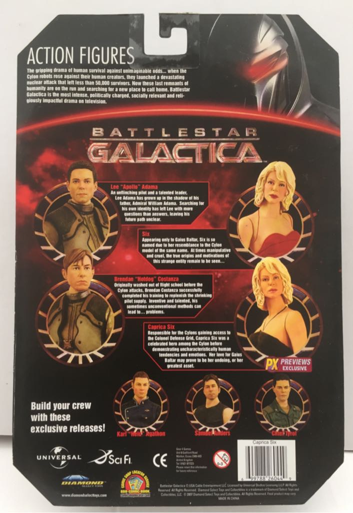 Caprica Six (PX Previews Exclusive) - Diamond Select (Battlestar Galactica) (Battlestar Galactica) action figure collectible - Main Image 2