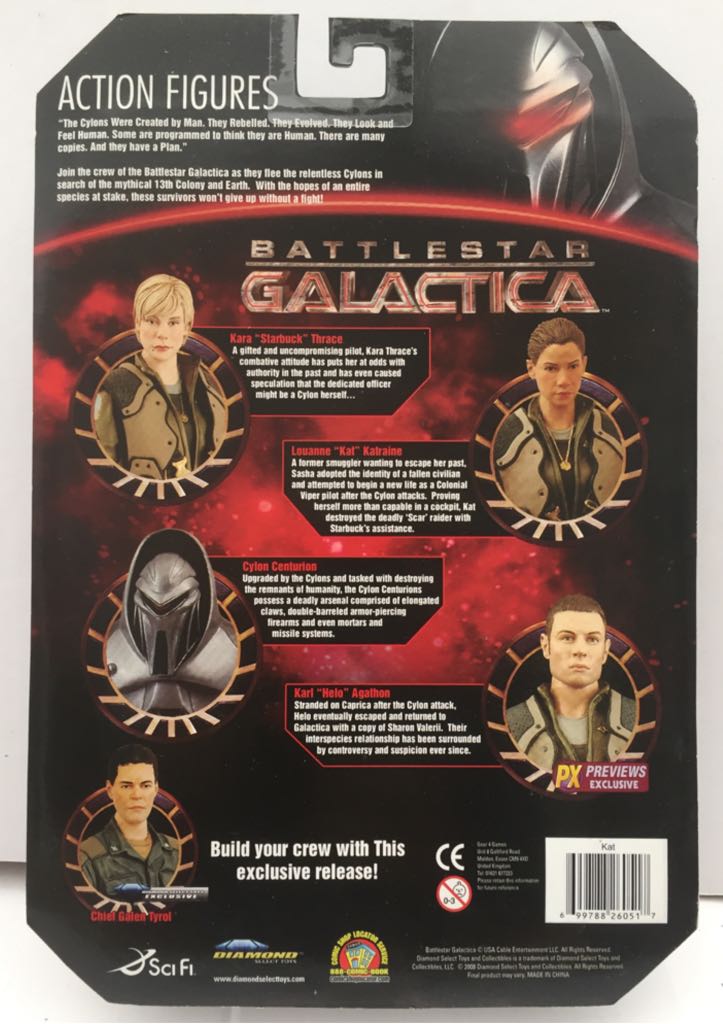 Louanna Katraine (Kat) - Diamond Select (Battlestar Galactica) (Battlestar Galactica) action figure collectible - Main Image 2