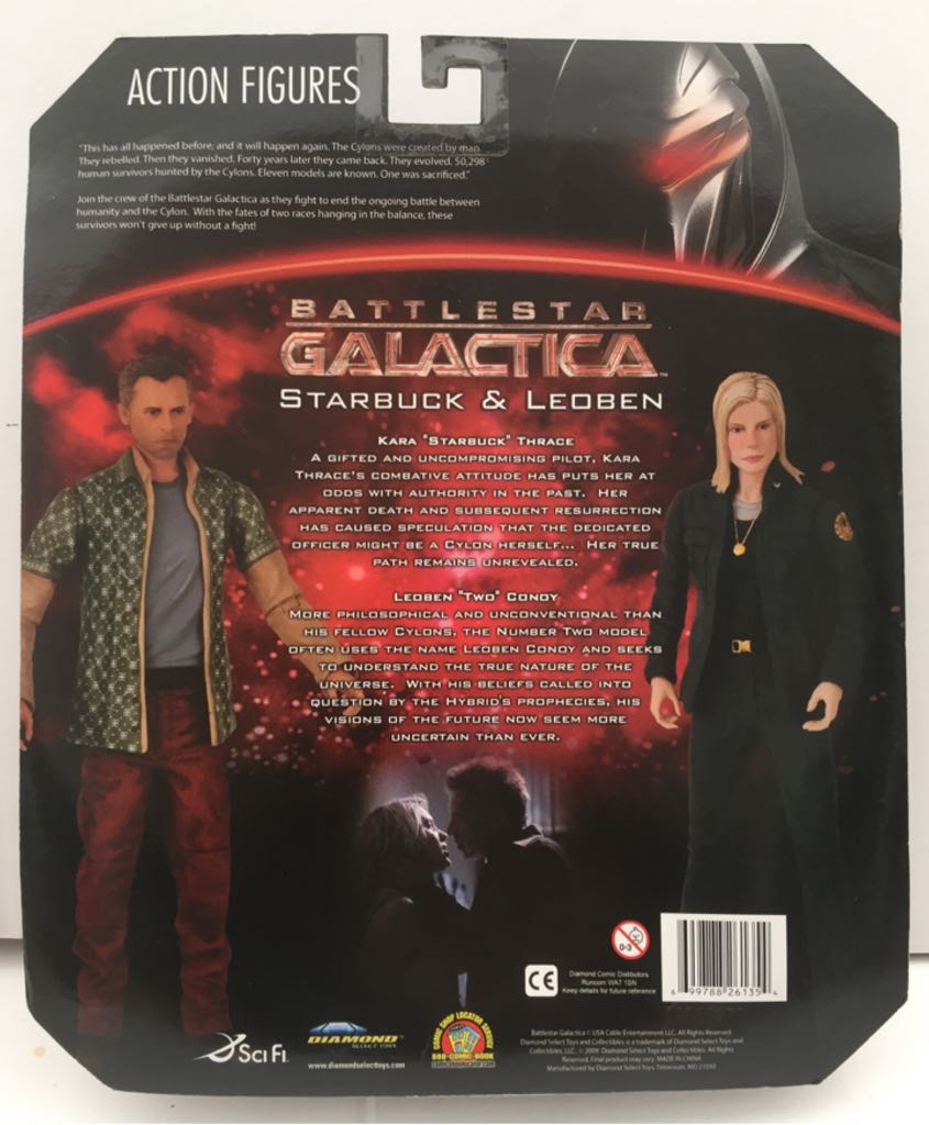 Starbuck & Leoben - Diamond Select (Battlestar Galactica) (Battlestar Galactica) action figure collectible - Main Image 2