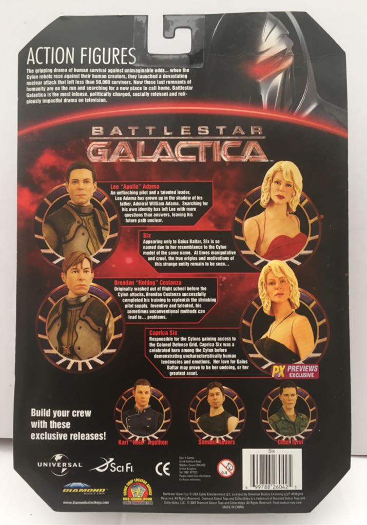 Six - Diamond Select (Battlestar Galactica) (Battlestar Galactica) action figure collectible - Main Image 2