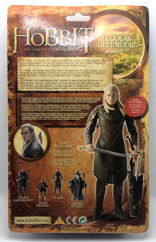 Legolas Greenleaf - The Bridge Direct Inc (The Hobit) (The Hobbit) action figure collectible - Main Image 2