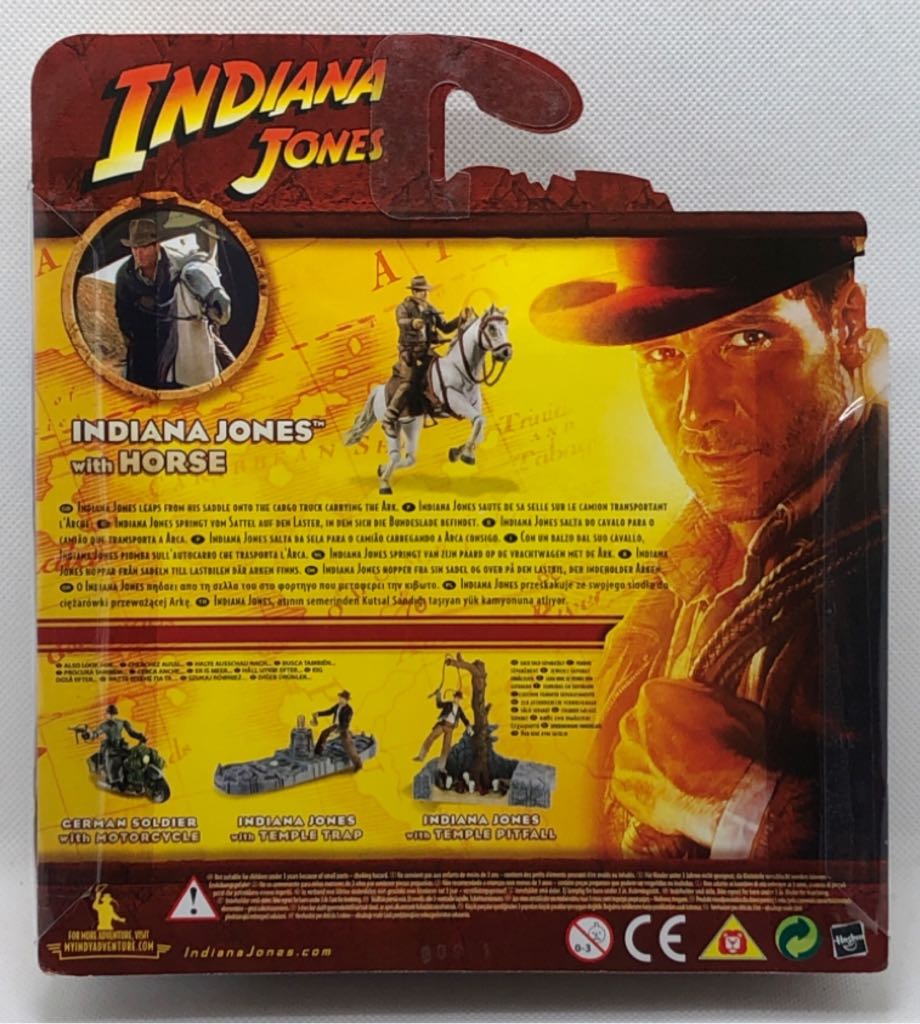Indiana Jones With Horse - Hasbro (Indiana Jones) (Raiders Of The Lost Ark) action figure collectible - Main Image 2