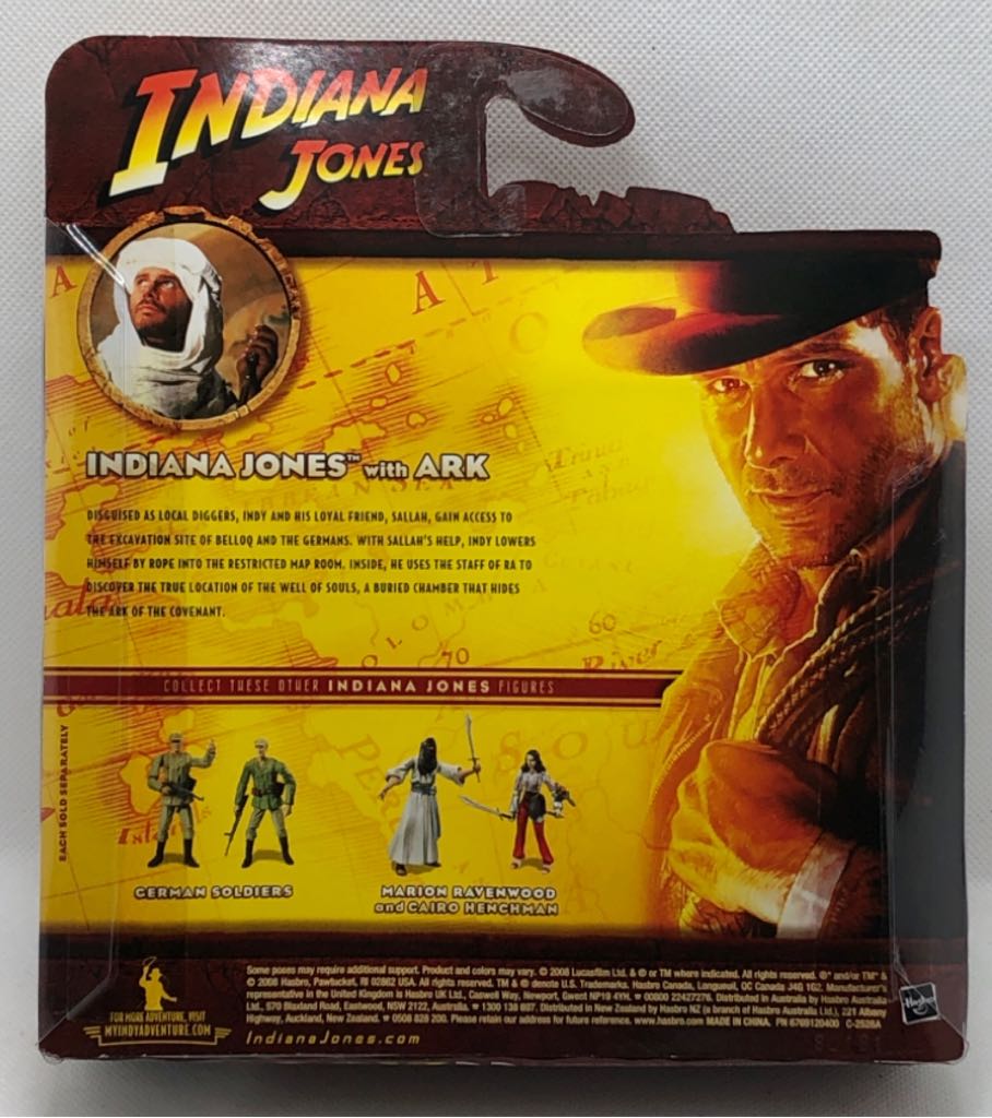 Indiana Jones With Ark - Hasbro (Raiders Of The Lost Ark) action figure collectible - Main Image 2