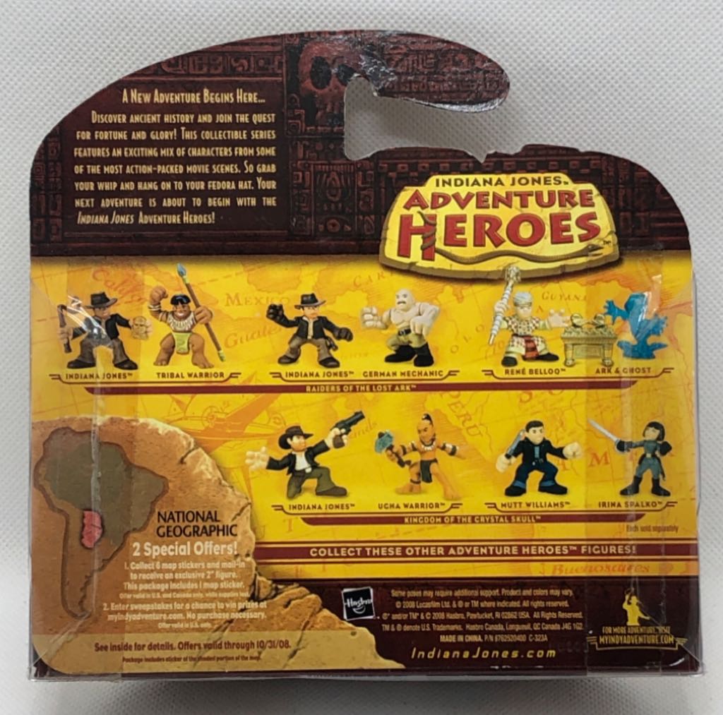 Indiana Jones & Col. Dovechenko - Hasbro (Indiana Jones Adventure Heroes) (Indiana Jones) action figure collectible - Main Image 2