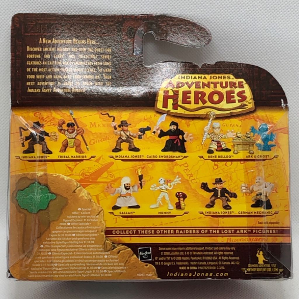 Indiana Jones & Marion Ravenwood - Hasbro (Indiana Jones Adventure Heroes) (Indiana Jones) action figure collectible - Main Image 2