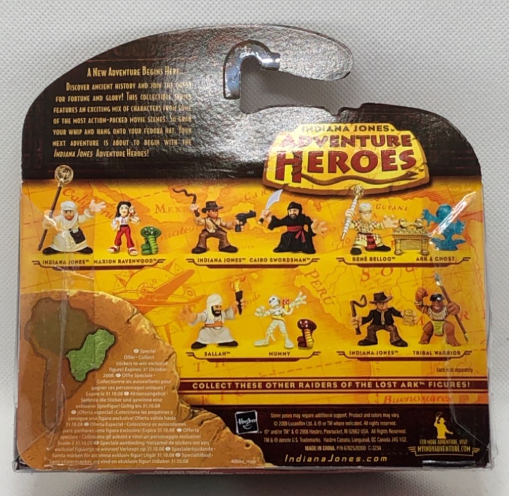 Indiana Jones & German Mechanic - Hasbro (Indiana Jones Adventure Heroes) (Indiana Jones) action figure collectible - Main Image 2