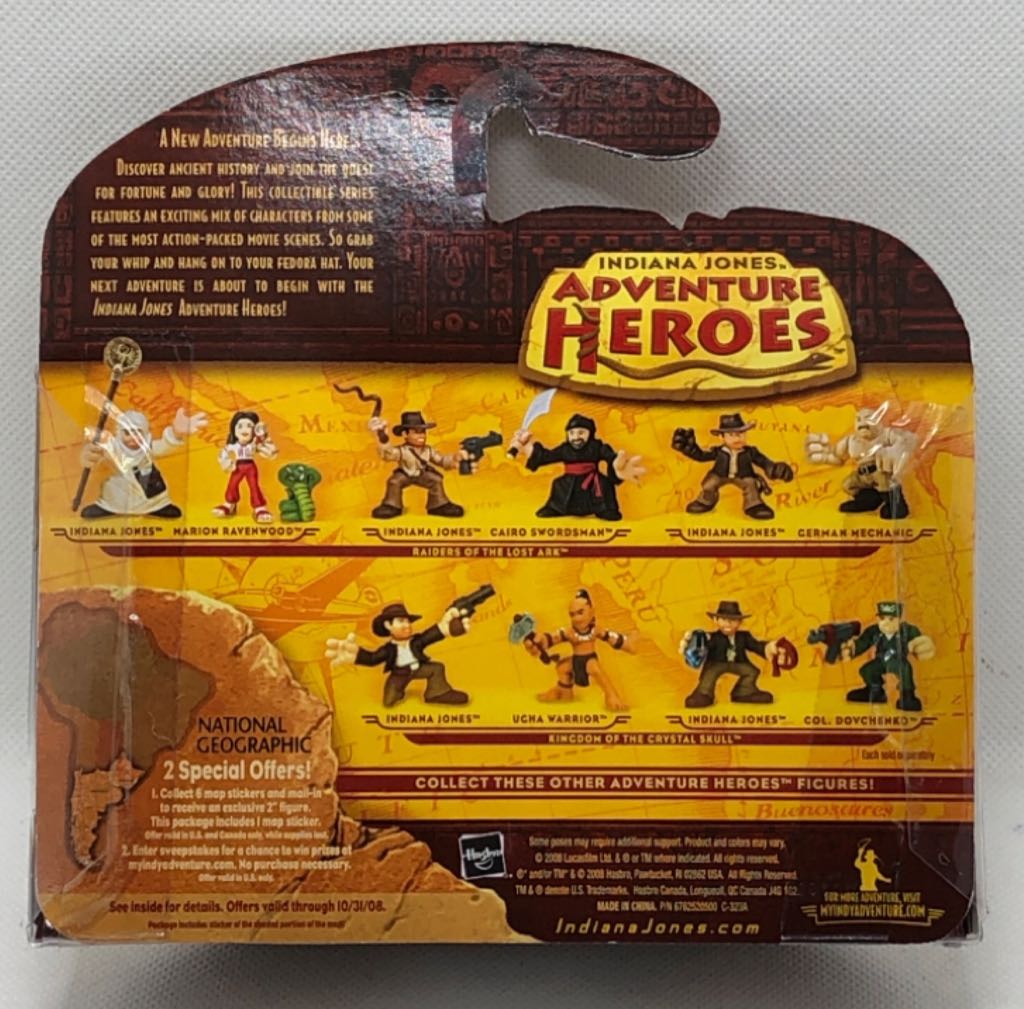 Mutt Williams & Irina Spalko - Hasbro (Indiana Jones Adventure Heroes) (Indiana Jones) action figure collectible - Main Image 2