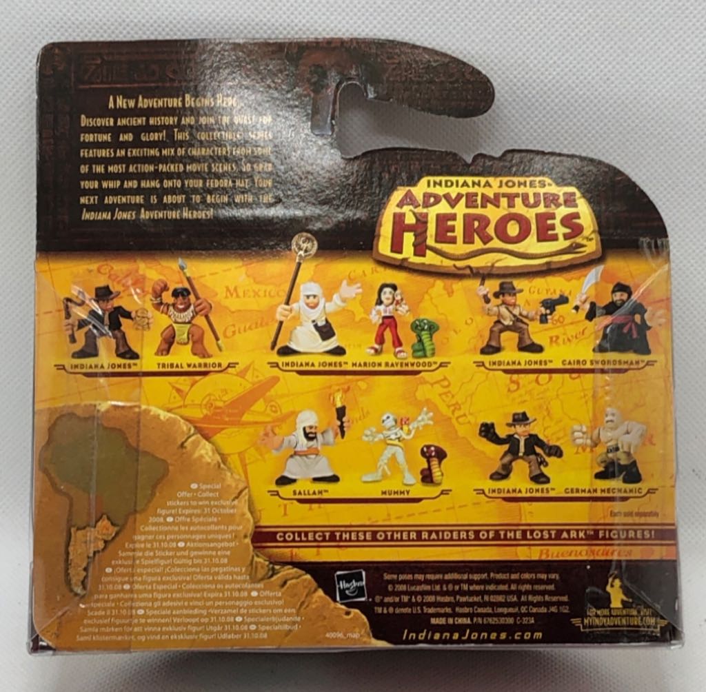 Rene Belloq & Ark Ghost - Hasbro (Indiana Jones Adventure Heroes) (Indiana Jones) action figure collectible - Main Image 2