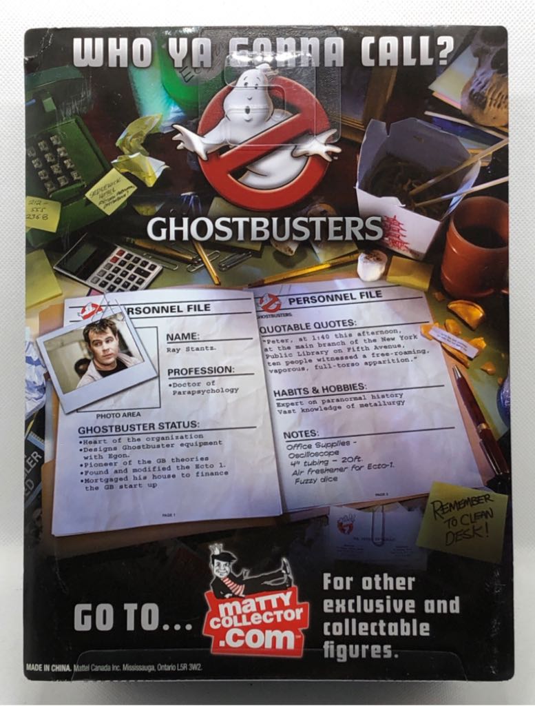 Ray Stantz - Mattel (Ghostbusters Classics) (Ghostbusters - Mattel Classic) action figure collectible - Main Image 2