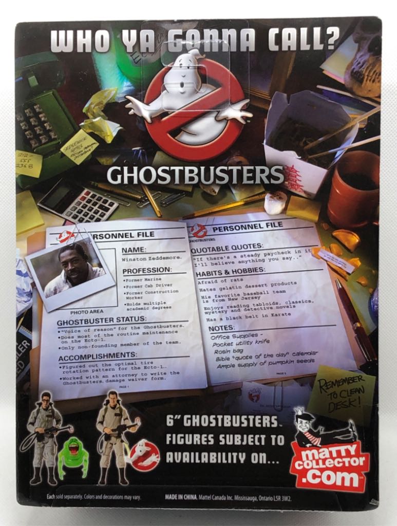Winston Zeddemore - Mattel (Ghostbusters Classics) (Ghostbusters - Mattel Classic) action figure collectible - Main Image 2