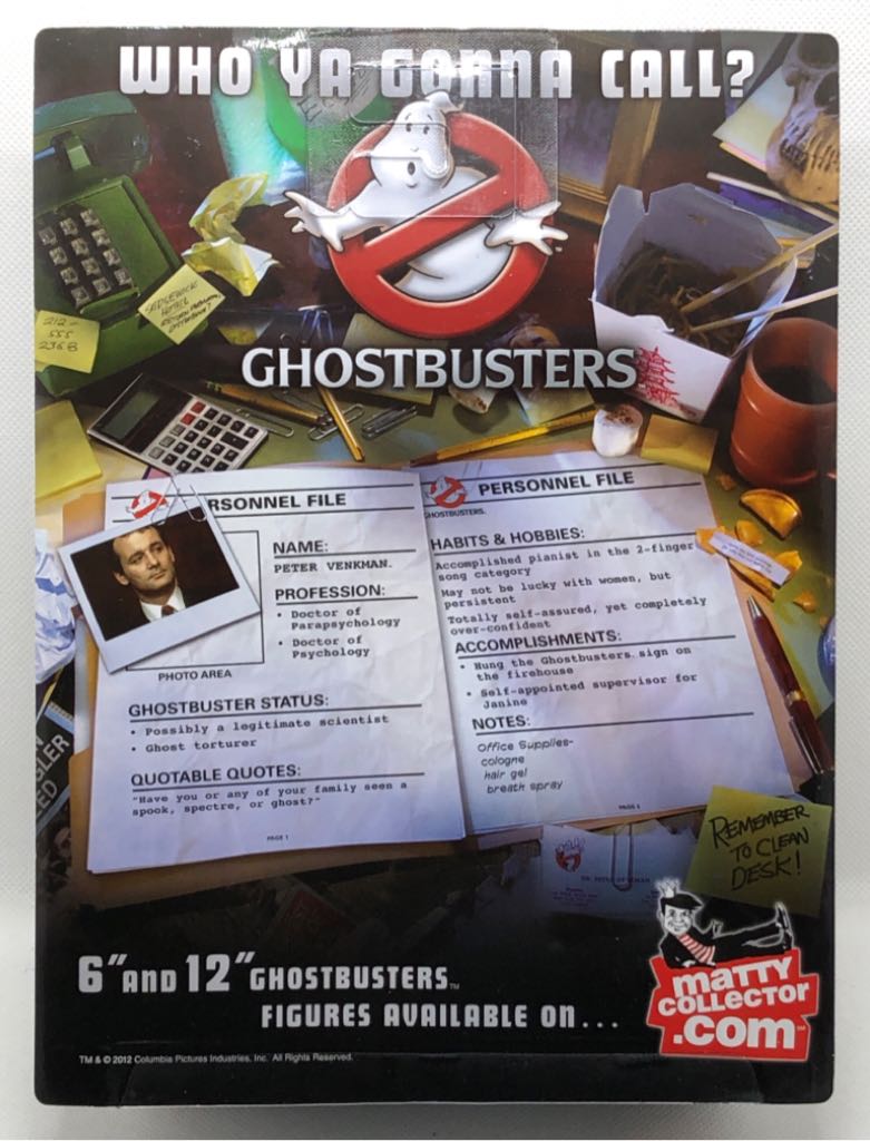 Ghostbusters: Peter Venkman (Ready To Believe You) - Mattel (Ghostbusters Classics) (Sci-Fi) action figure collectible - Main Image 2