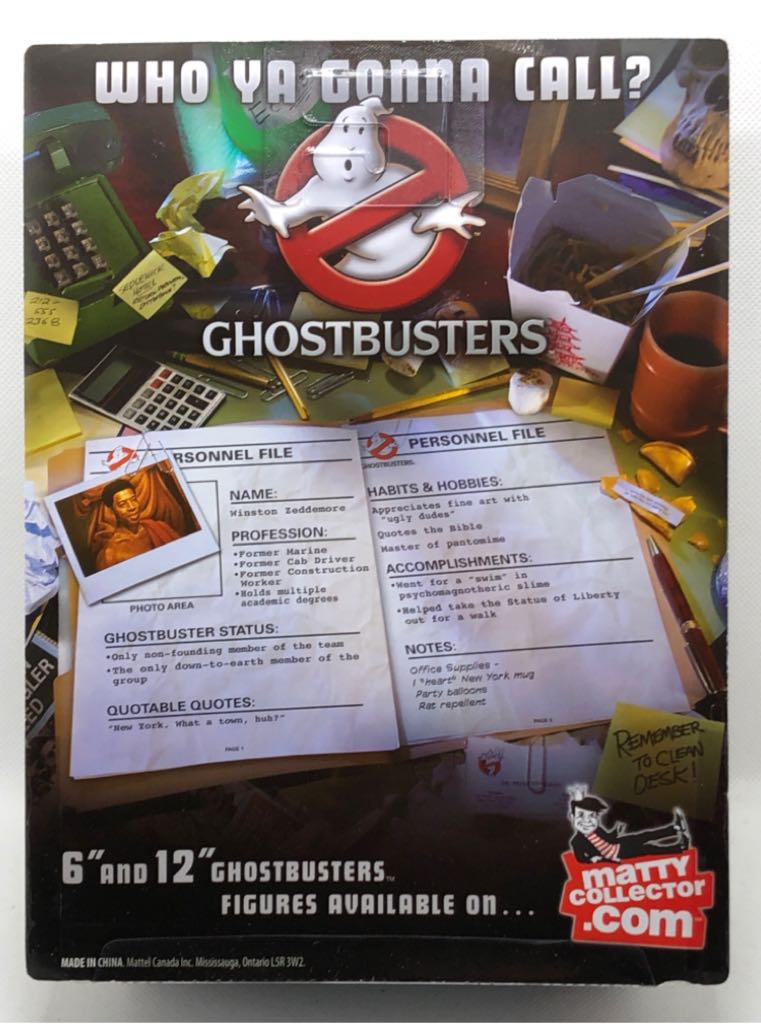 Winston Zeddemore (Slime Blower) - Mattel (Ghostbusters Classics) (Ghostbusters - Mattel Classic) action figure collectible - Main Image 2