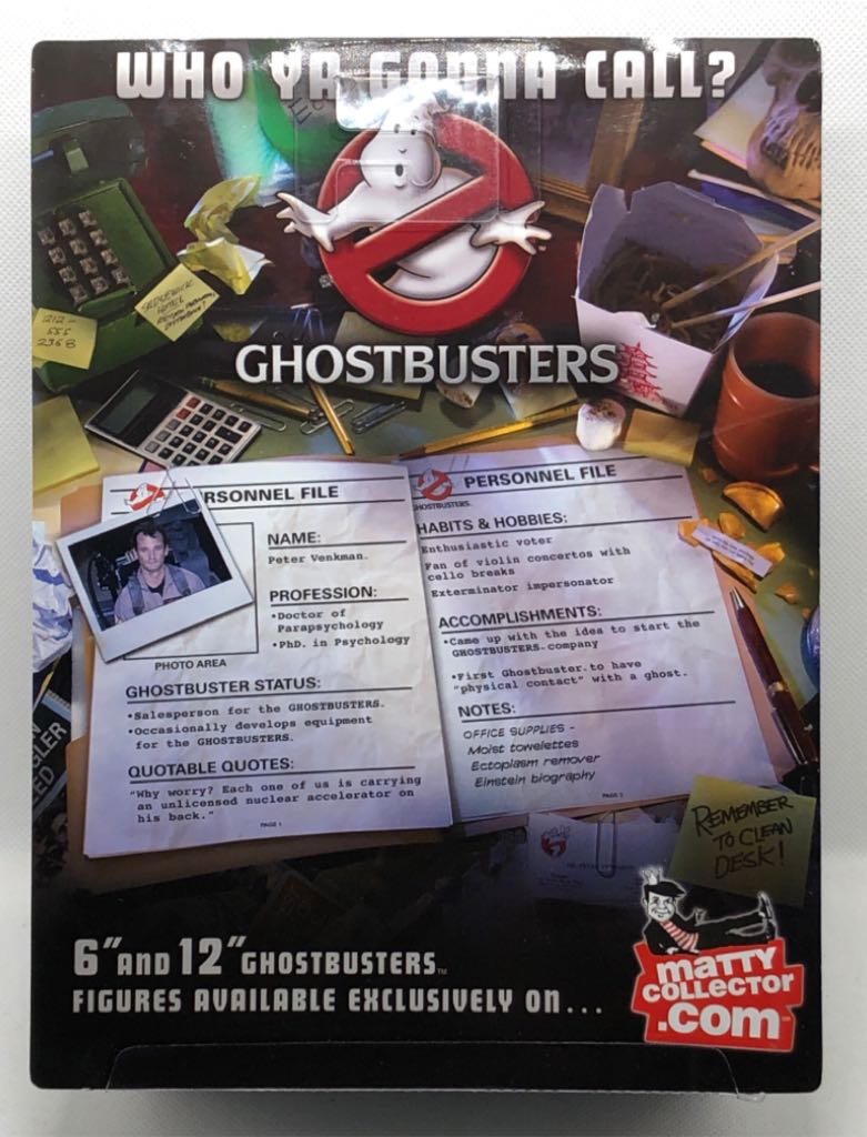 Peter Venkman - Mattel (Ghostbusters Classics) (Ghostbusters - Mattel Classic) action figure collectible - Main Image 2