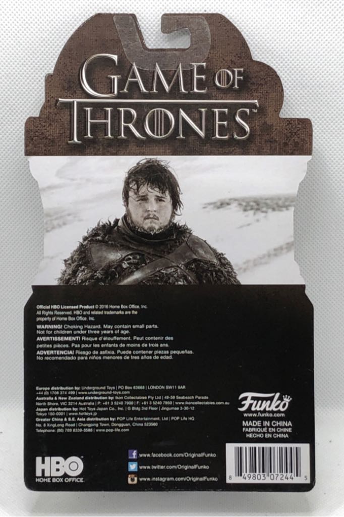 Samwell Tarly - Funko (Game Of Thrones) (Game Of Thrones) action figure collectible - Main Image 2