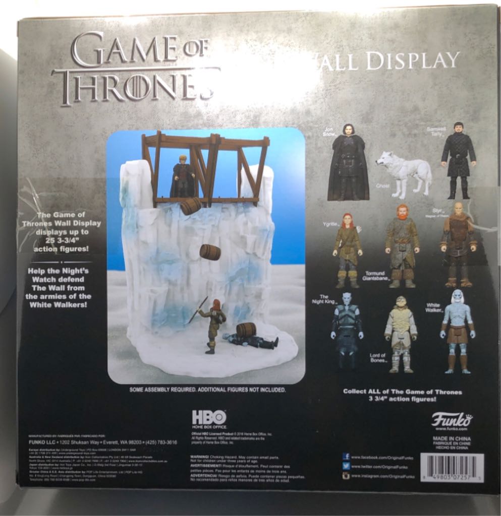 (E) The Wall Display (Tyrion Lannister) - Funko (Game Of Thrones) (Game Of Thrones) action figure collectible - Main Image 2