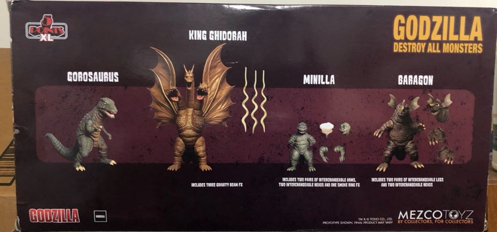 Godzilla: Destroy All Monsters Round 2 Boxed Set - Mezco Toyz (Godzilla) action figure collectible [Barcode 696198180718] - Main Image 3