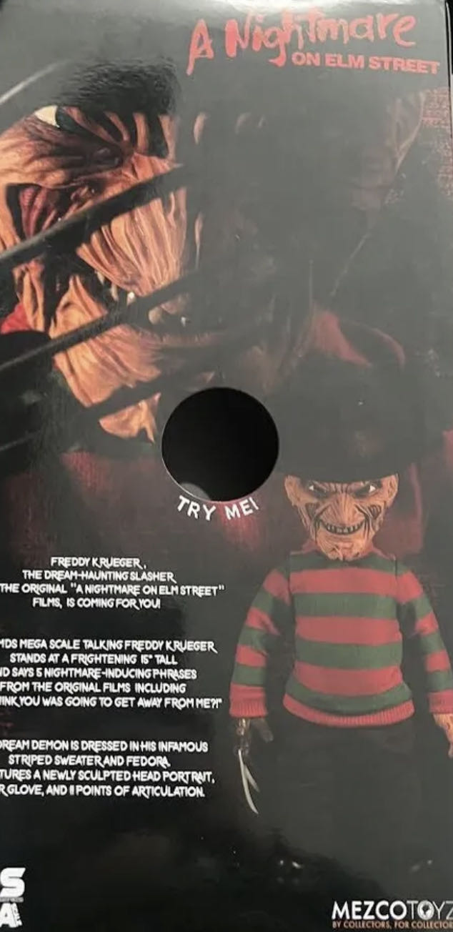 A Nightmare On Elm Street Talking Figure - Mezco Toyz (A Nightmare On Elm Street) action figure collectible [Barcode 696198258905] - Main Image 2
