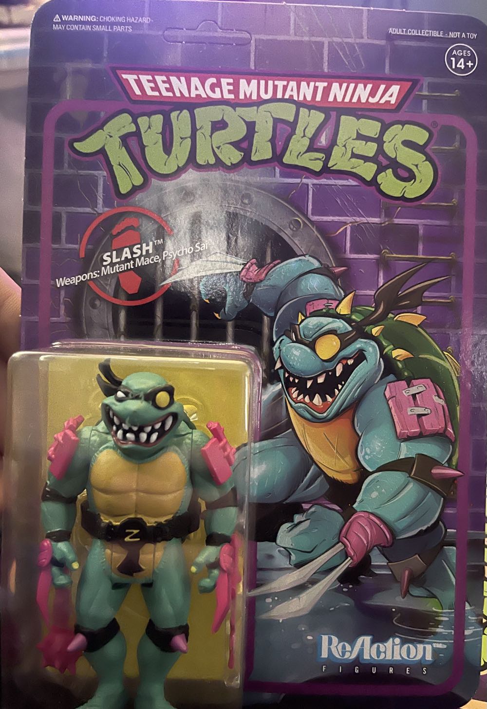 Super7 TMNT  “Slash” - Super7 (Teenage Mutant Ninja Turtles) action figure collectible [Barcode 840049807273] - Main Image 2