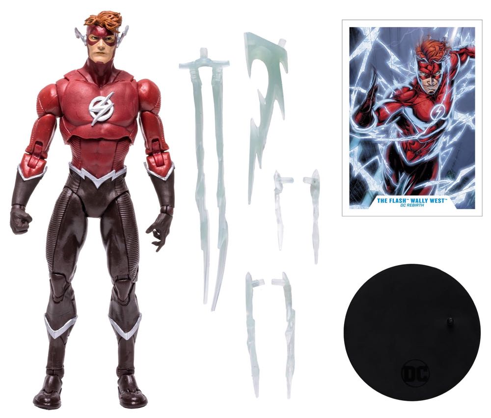 The Flash Wally West - McFarlane Toys (DC Multiverse) (DC Rebirth) action figure collectible [Barcode 787926152432] - Main Image 2