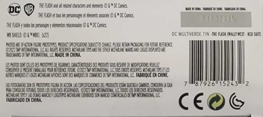 The Flash Wally West - McFarlane Toys (DC Multiverse) (DC Rebirth) action figure collectible [Barcode 787926152432] - Main Image 4