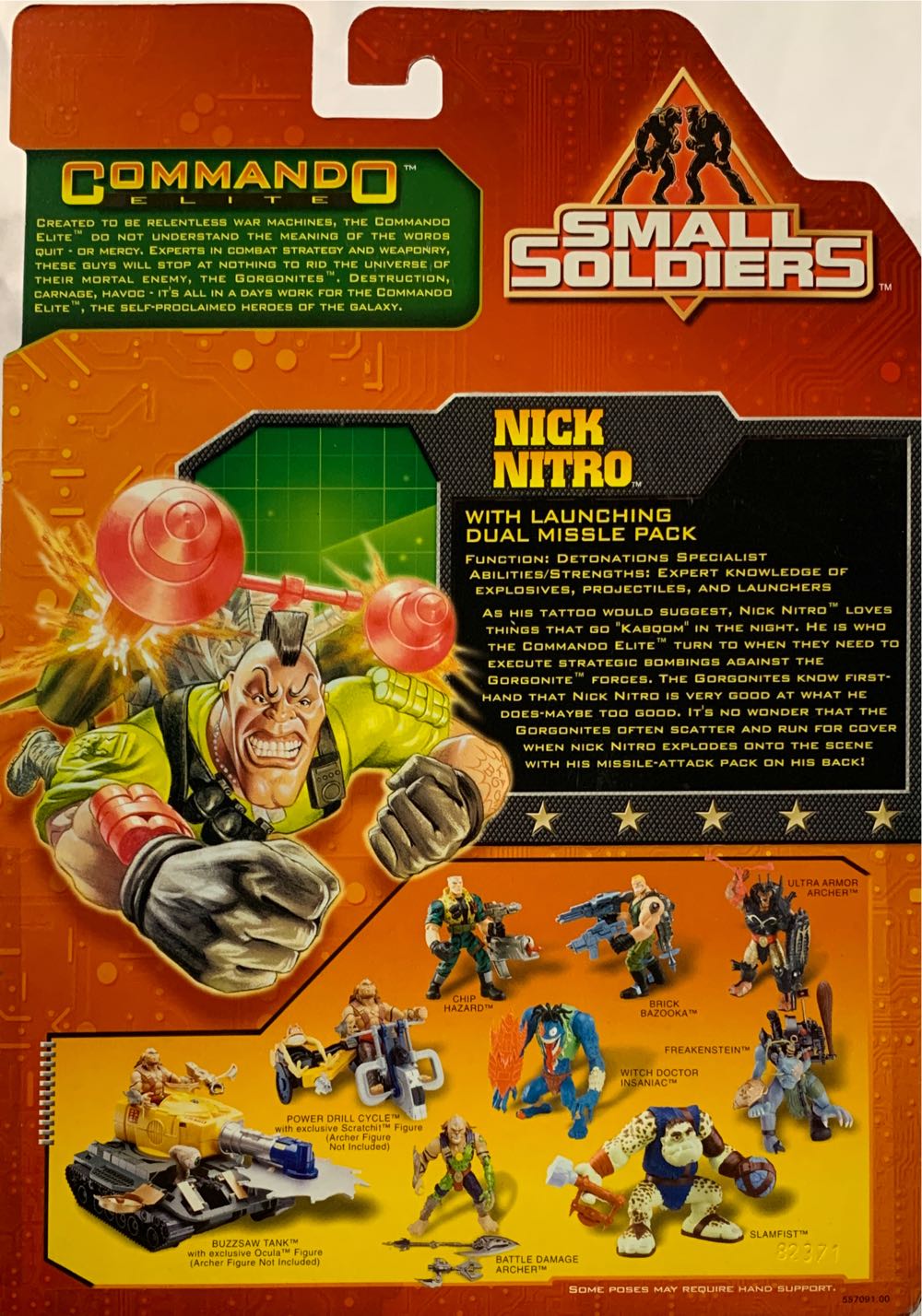 Small Soldiers: Nick Nitro - Kenner action figure collectible - Main Image 2