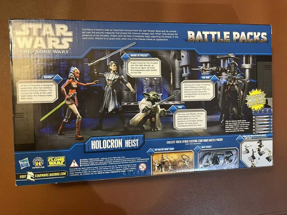 Star Wars The Clone Wars Holocron Heist Battle Packs  - Hasbro (Star Wars Clone Wars) action figure collectible [Barcode 653569509288] - Main Image 2