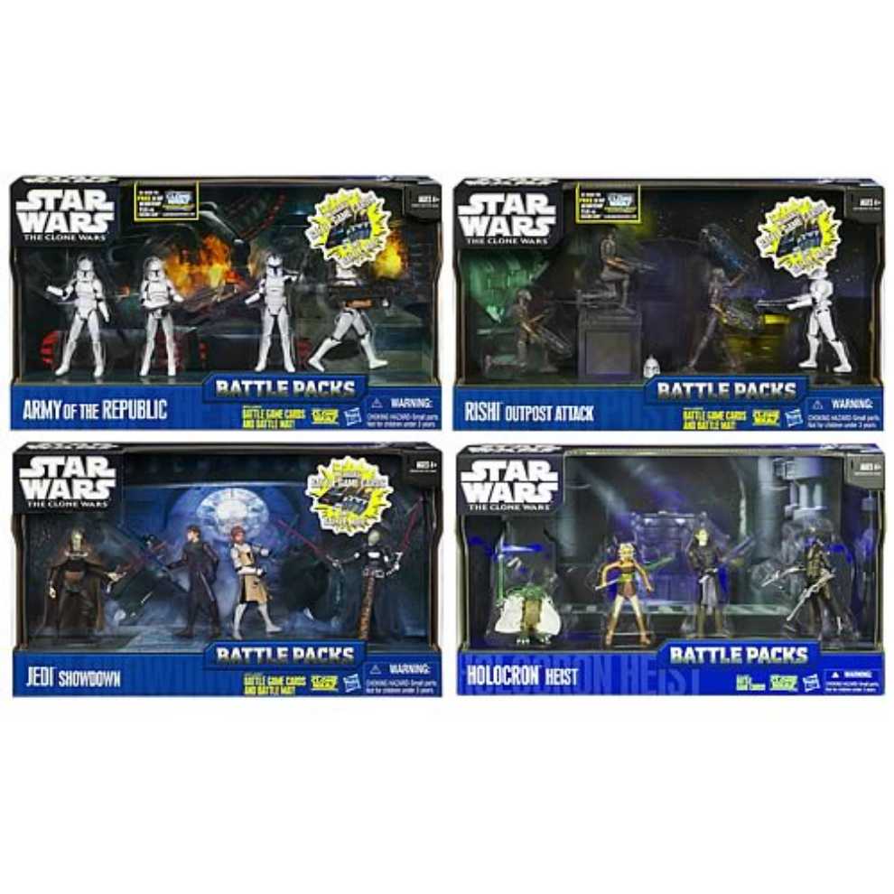 Star Wars The Clone Wars Holocron Heist Battle Packs  - Hasbro (Star Wars Clone Wars) action figure collectible [Barcode 653569509288] - Main Image 4