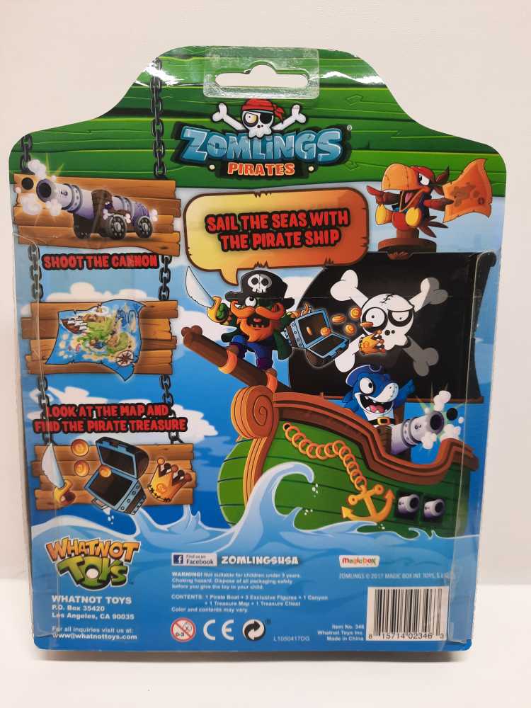 Zomlings Pirates  (Zomblings: 1”) action figure collectible [Barcode 815714023463] - Main Image 2