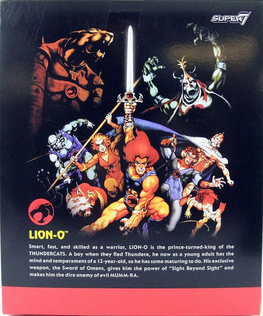 Lion-O (2.0) - Super7 (Thundercats) action figure collectible [Barcode 840049815414] - Main Image 2