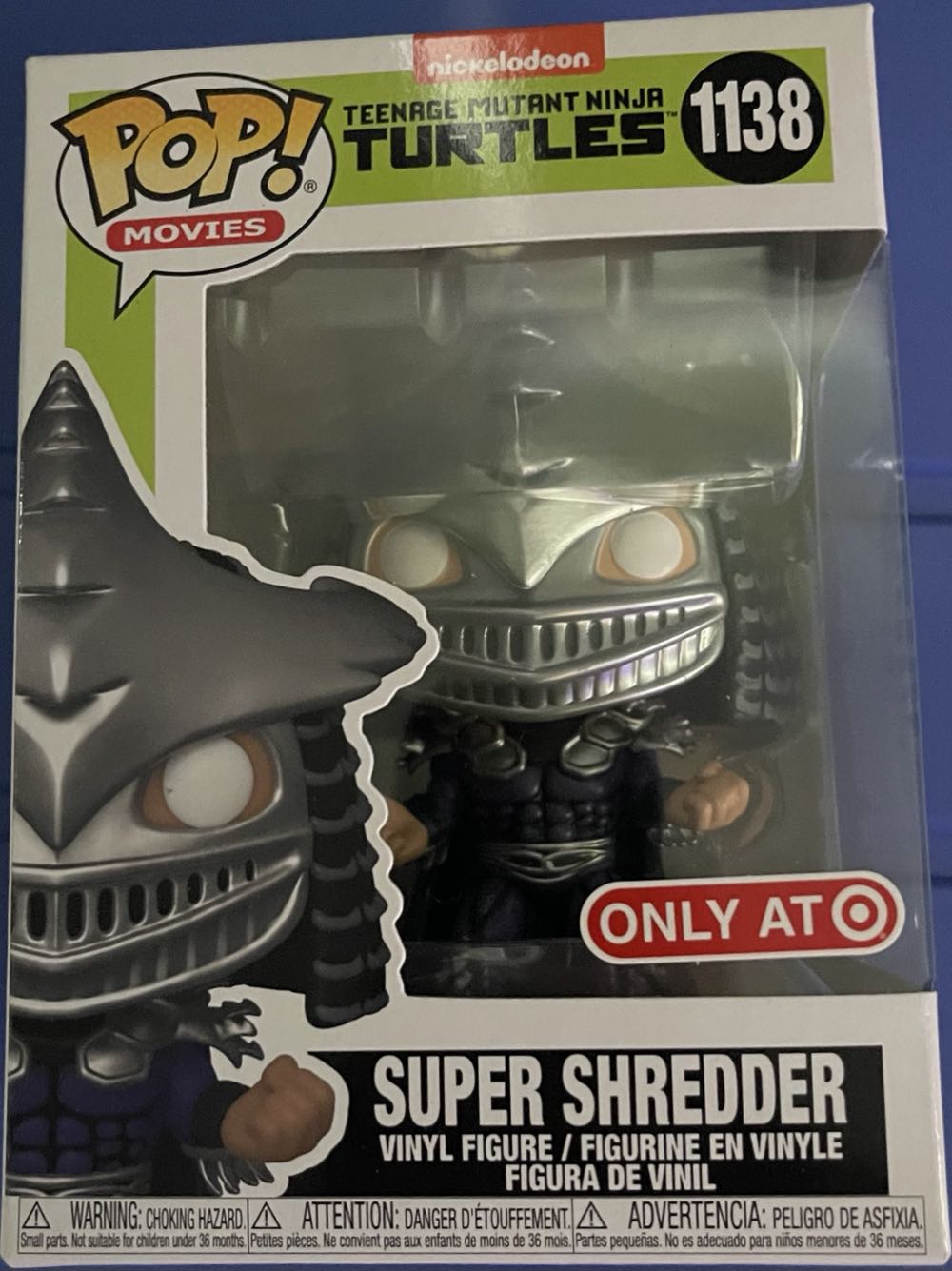 Funko Pop! Teenage Mutant Ninja Turtles Super Shredder # Exclusive Metallic - Funko (Teenage Mutant Ninja Turtles) action figure collectible [Barcode 889698569682] - Main Image 2