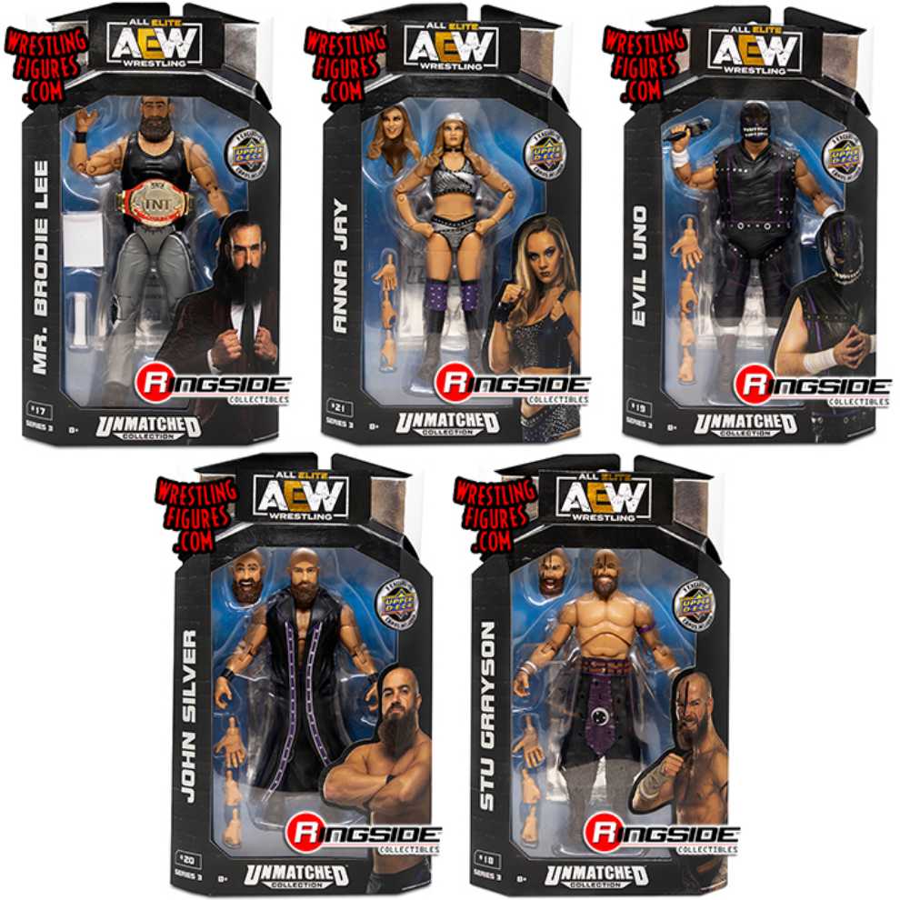 Evil Uno - Jazwares (AEW Unrivaled Collection) action figure collectible [Barcode 191726415374] - Main Image 3