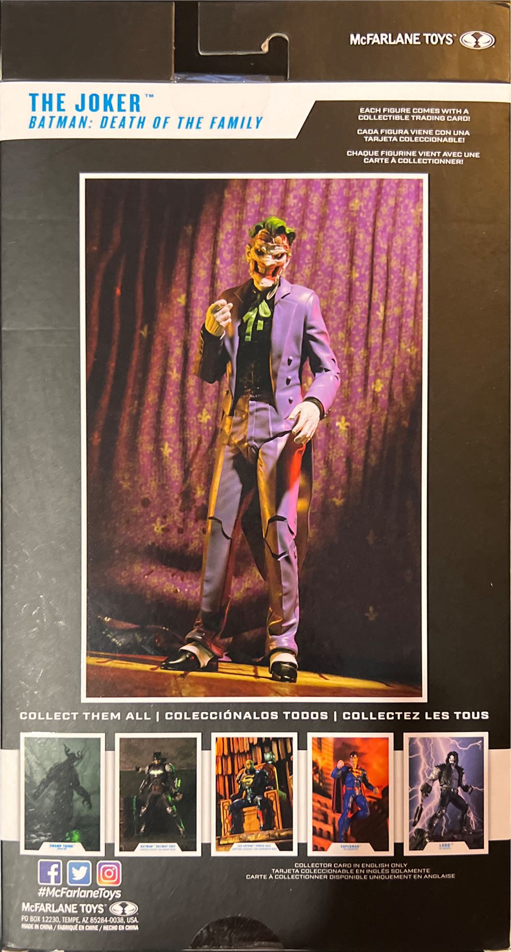 Death of the Family Joker - DC - BATMAN VILLAINS (The Joker) action figure collectible [Barcode 787926152326] - Main Image 2