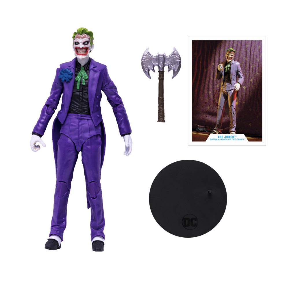Death of the Family Joker - DC - BATMAN VILLAINS (The Joker) action figure collectible [Barcode 787926152326] - Main Image 3