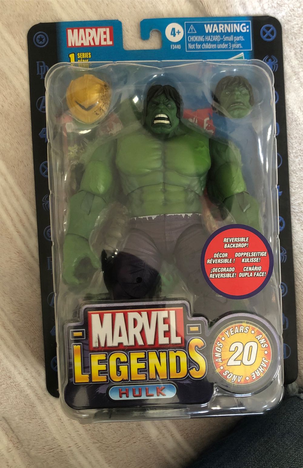 Marvel Legends hulk 20th anniversary in trimmed trays - Hasbro (Marvel Legends) action figure collectible [Barcode 5010993956746] - Main Image 2