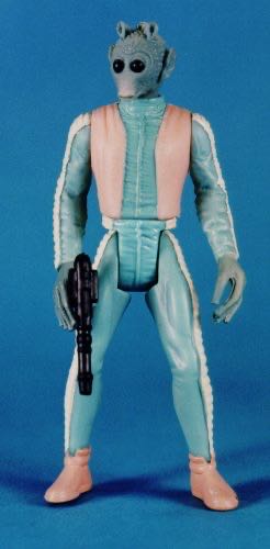 Greedo w/ Blaster Pistol - Hasbro (Star Wars: Power Of The Force 2) action figure collectible [Barcode 076281696065] - Main Image 2