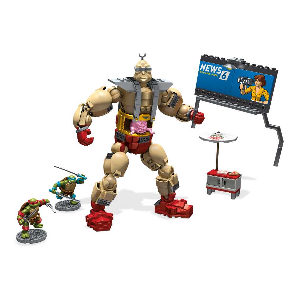 TMNT: Mega Bloks Teenage Mutant Ninja Turtles - Krang’s Rampage - Mega Bloks (Teenage Mutant Ninja Turtles) action figure collectible [Barcode 887961289183] - Main Image 3