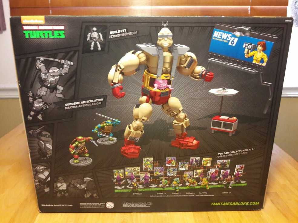 TMNT: Mega Bloks Teenage Mutant Ninja Turtles - Krang’s Rampage - Mega Bloks (Teenage Mutant Ninja Turtles) action figure collectible [Barcode 887961289183] - Main Image 4