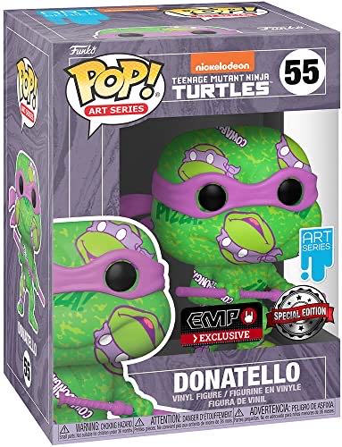 TMNT: Funko Pop! Teenage Mutant Ninja Turtles Art Series - Donatello #55 - Funko Pop! Art Series (Teenage Mutant Ninja Turtles [1990 Film]) action figure collectible [Barcode 889698587501] - Main Image 1