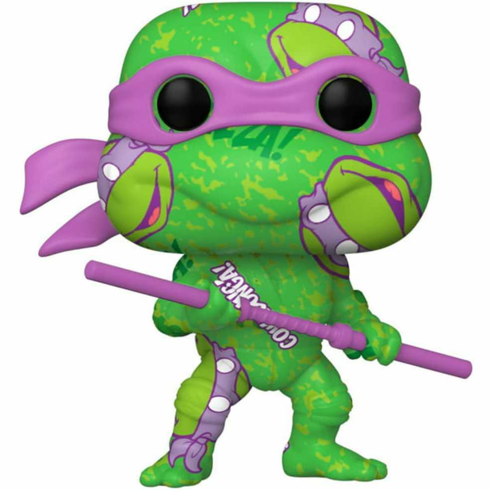TMNT: Funko Pop! Teenage Mutant Ninja Turtles Art Series - Donatello #55 - Funko Pop! Art Series (Teenage Mutant Ninja Turtles [1990 Film]) action figure collectible [Barcode 889698587501] - Main Image 3