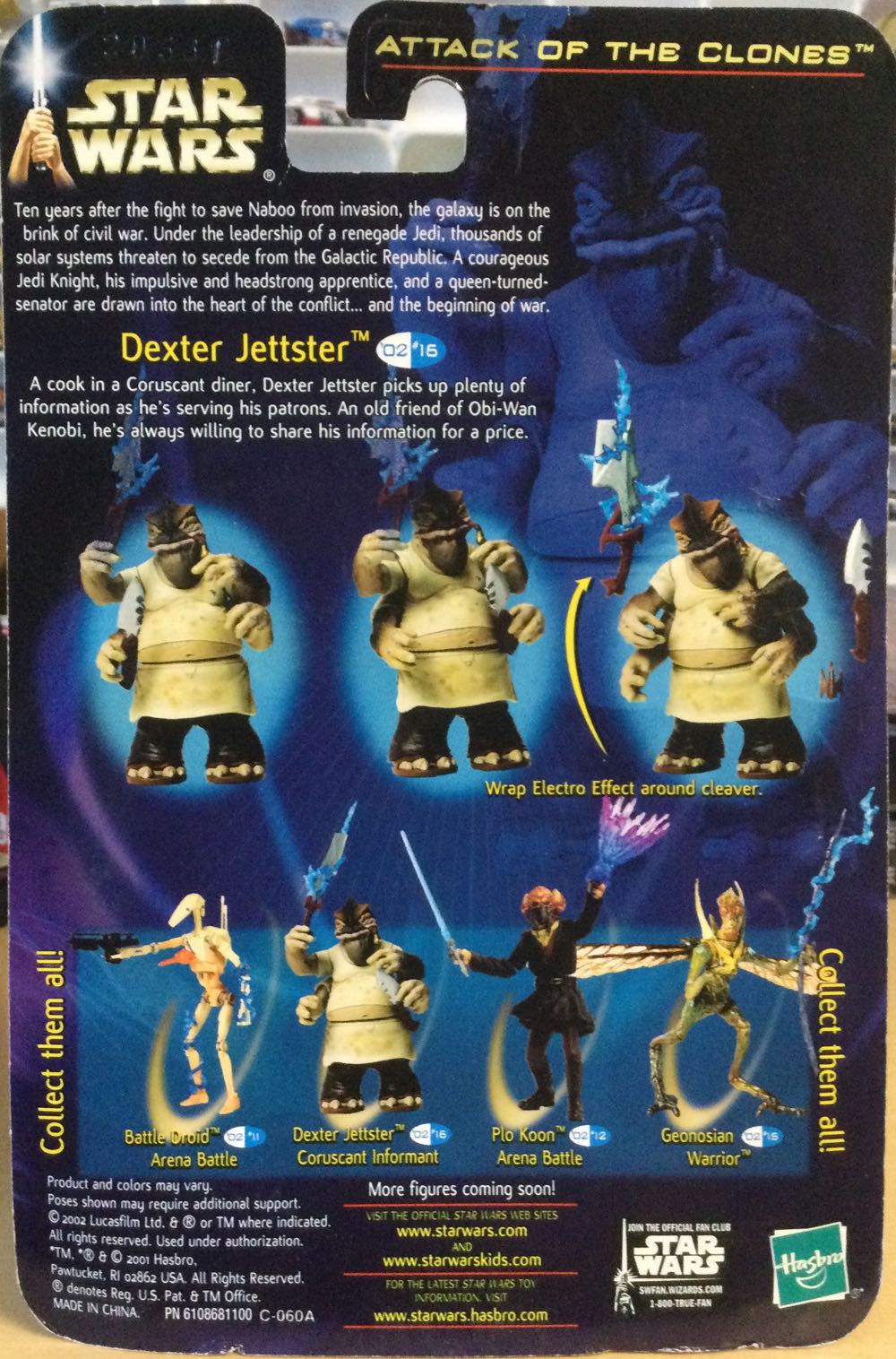 Saga Series ‘02 - Dexter Jettster - Hasbro (Attack Of The Clones) action figure collectible - Main Image 2