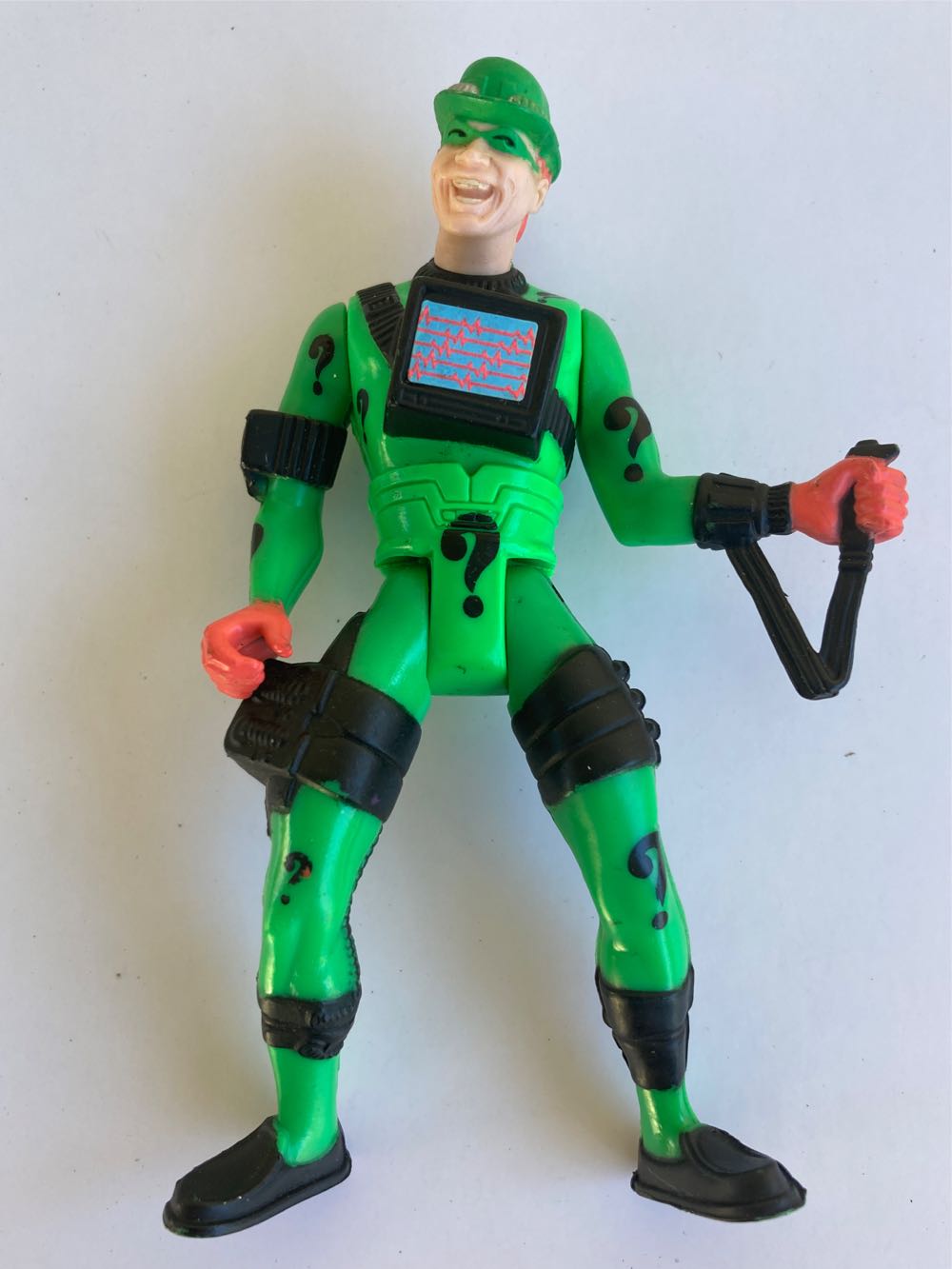 Batman Forever Riddler (Trapping Brain-Drain Helmet)  action figure collectible - Main Image 1
