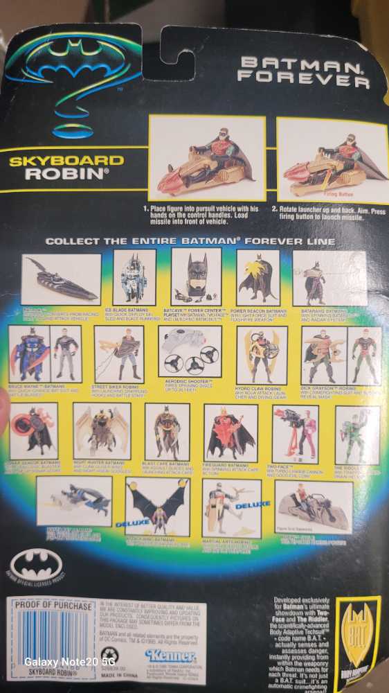 Batman: Robin (Chris O’Donnell) - Batman Forever (w/Skyboard) - Kenner (Batman: Batman Forever) action figure collectible [Barcode 076281641867] - Main Image 2