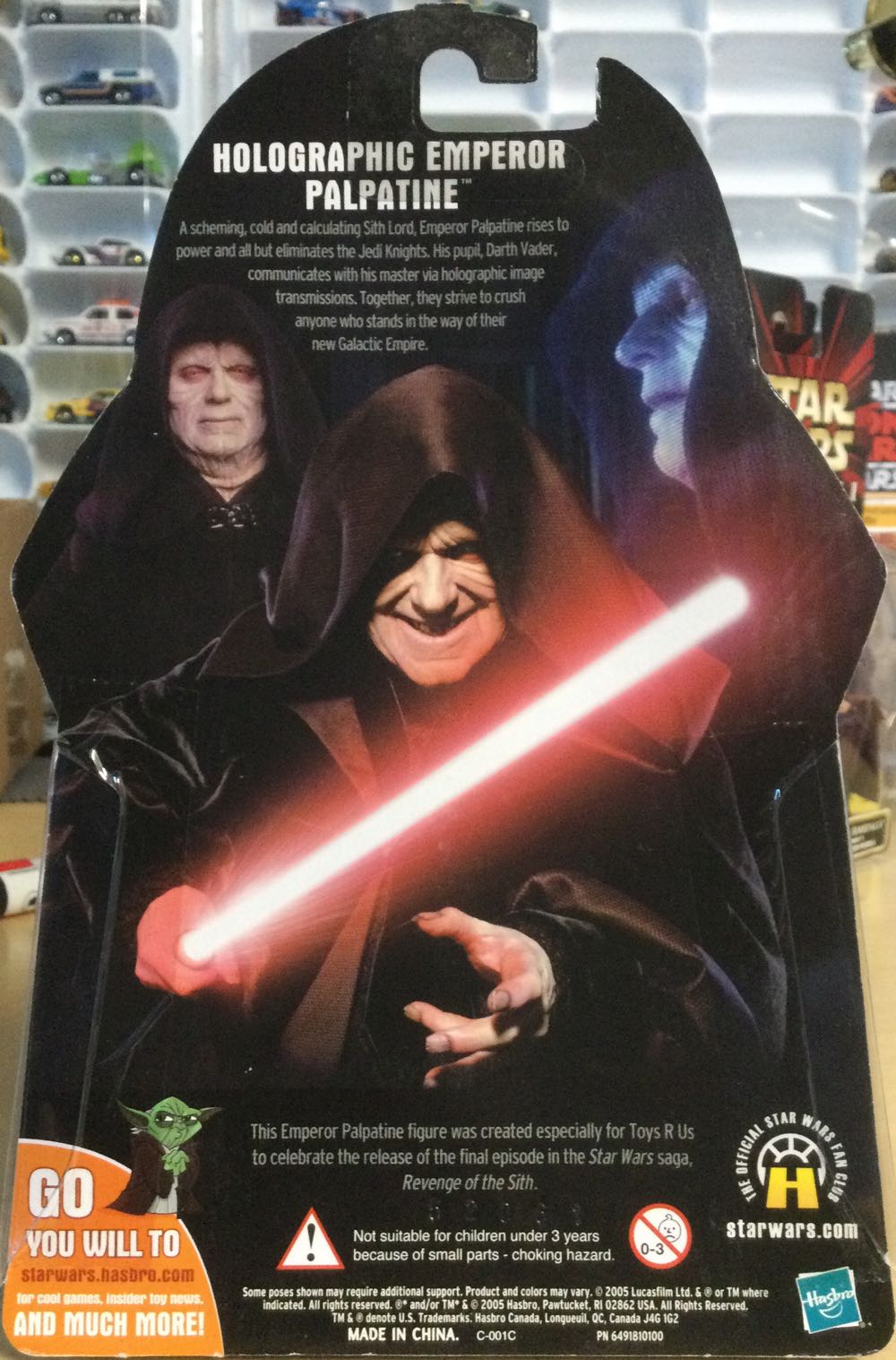 Revenge Of The Sith (Exclusive) Emperor (Halographic) - Hasbro (Revenge Of The Sith) action figure collectible - Main Image 2