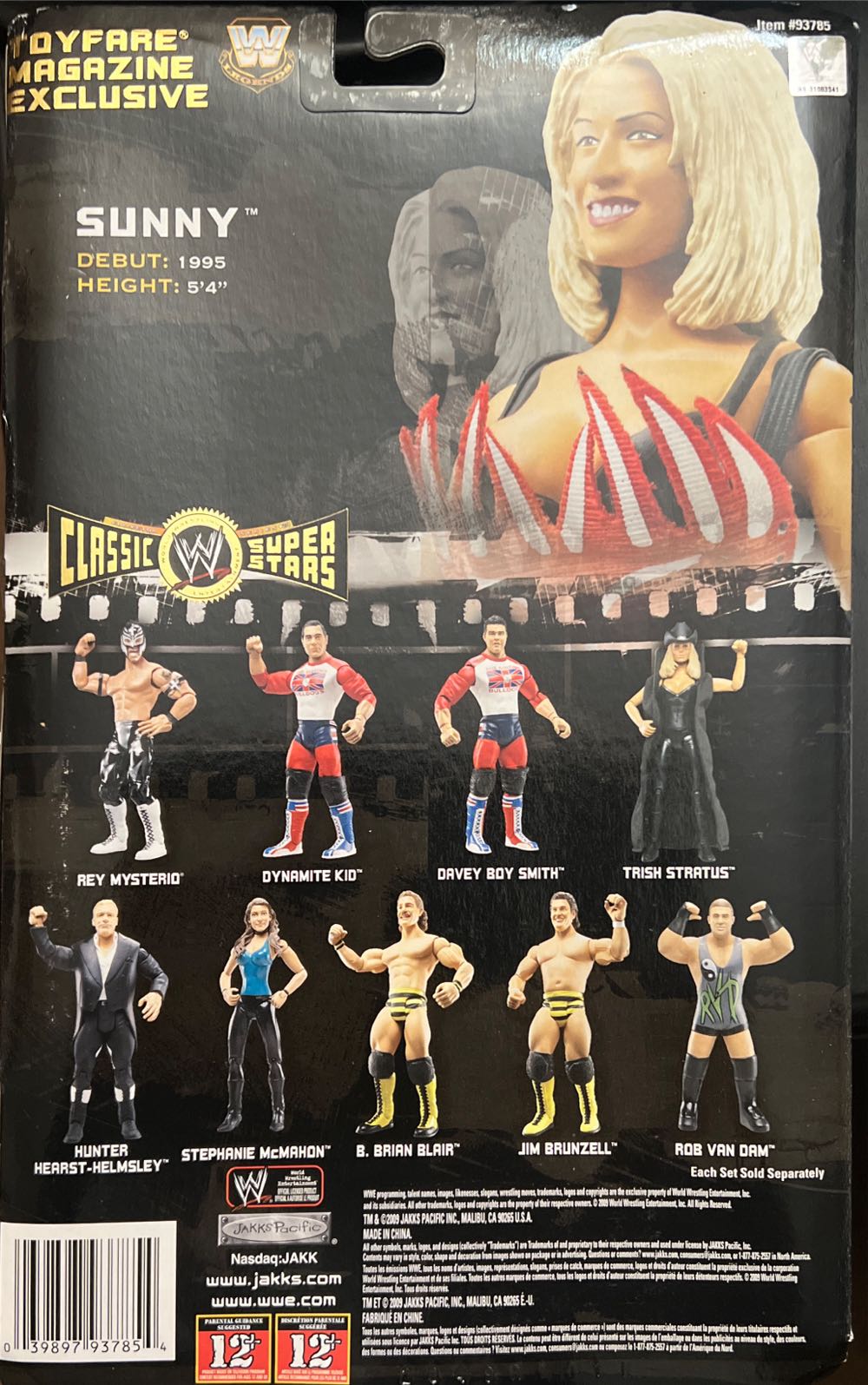 Sunny - Jakks Pacific (WWE) action figure collectible [Barcode 039897937854] - Main Image 2