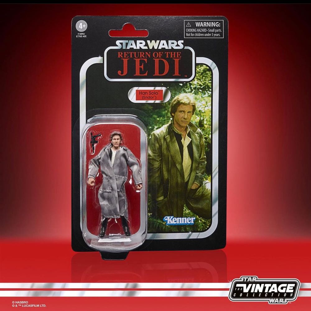 Han Solo-Endor - Hasbro (Return Of The Jedi) action figure collectible - Main Image 1