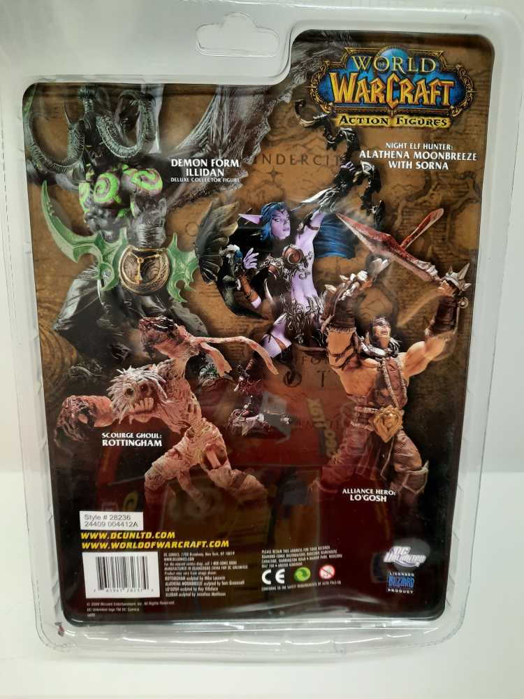 Rottingham - Scourge Ghoul  (World of Warcraft: 6”) action figure collectible [Barcode 761941282374] - Main Image 2